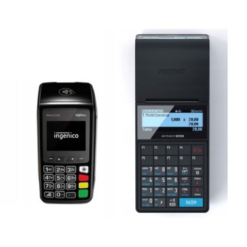 ZESTAW Kasa fiskalna Posnet Ergo Online + terminal płatniczy