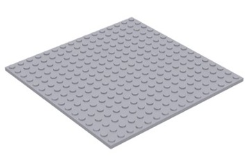 LEGO 91405 Jasno szara (LBG) 16x16 płytka budowlana NOWA ==>1szt