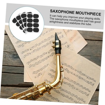 4 листа зубных подушечек для саксофона, подушечки для тенор-саксофона, нашивки для саксофона