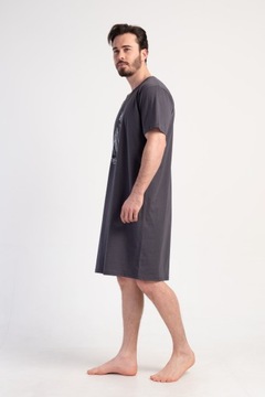Koszula męska do spania bawełniana wygodna pomysł na prezent Vienetta XXXL