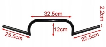 Руль CLUBMAN CAFE RACER CUSTOM OLD SCHOOL 22