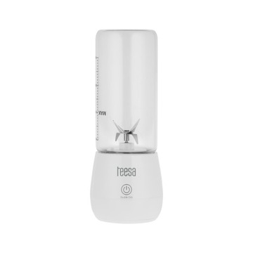 Blender przenośny bezprzewodowy turystyczny szklany kubek 450ml 100W Teesa