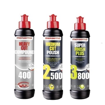 Zestaw Pasta polerska Menzerna400 2500 3800 GRATIS