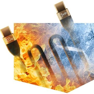 USB-C USB-C зарядный кабель, 100 Вт, 2m, 5a, 3MK