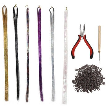 Набор мишуры для волос Яркие блестящие пряди 65