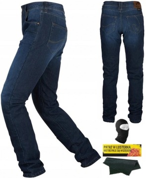 JEANSY MOTOCYKLOWE MIEJSKIE FURYGAN K11 X AAA KEVLAR GRATISY r. 42