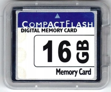 Карта памяти CompactFlash CF емкостью 16 ГБ.
