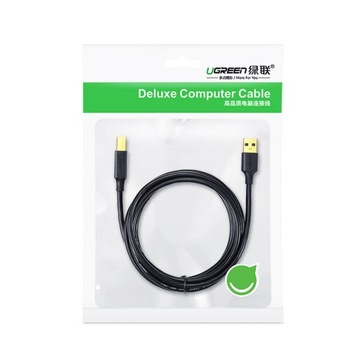 KABEL DO DRUKARKI SKANERA UGREEN PRZEWÓD USB-A - USB-B 480Mb/s 5M
