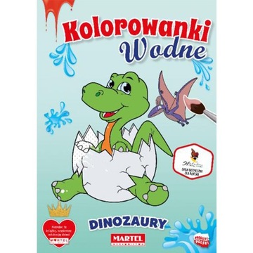 330702 MARTEL KOLOROWANKA WODNA DINOZAURY