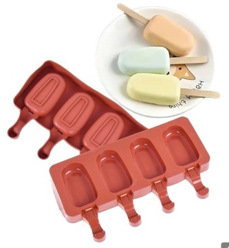 Силиконовая форма для мороженого 4 GN маленькая