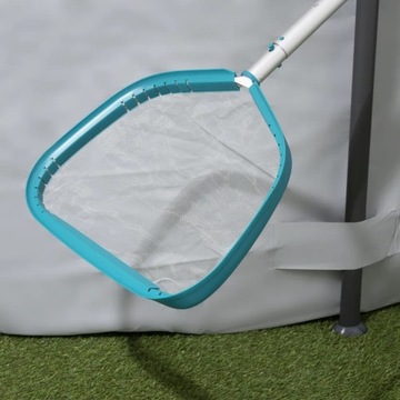 Большой алюминиевый сетчатый скиммерный подсак для джакузи в рыболовном бассейне 58659#