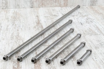 metalowa rurka M10x1 lampa pająk DIY nypel M10x1 rurka 18cm do lampy loft