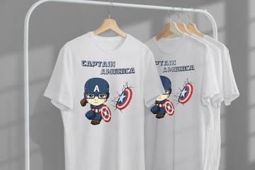 KOSZULKA T-SHIRT CAPTAIN AMERICA MARVEL 3XL JAKOŚĆ