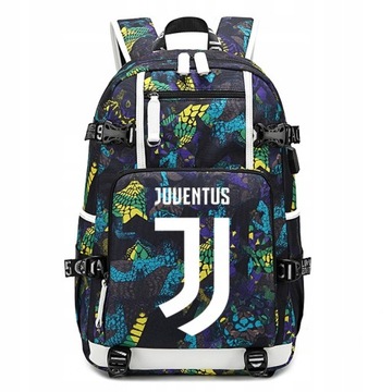 PLECAK A4 JUVENTUS TURYN WODOODPORNY USB WZORY