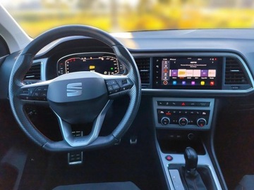 Seat Ateca SUV Facelifting 1.5 EcoTSI 150KM 2021 Seat Ateca FV 23 Salon PL Niski Przebieg 1,5 T 150 KM DSG FR 1.5 Benzyna, zdjęcie 12
