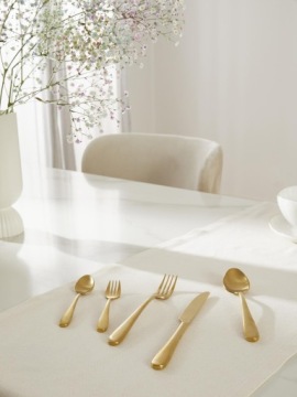 Столовые приборы Westwing Fancine, 20 предметов, золото