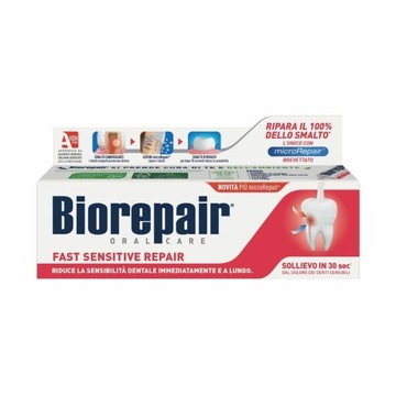 Pasta BIOREPAIR WRAŻLIWE ZĘBY czerwona 75ml