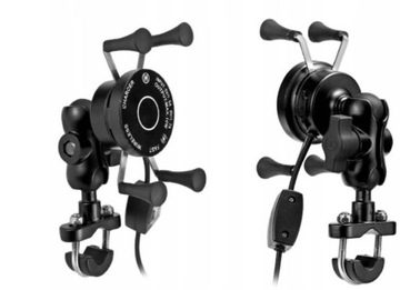 Держатель для телефона с индуктивным USB-зарядным устройством B6J