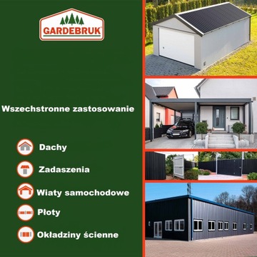 Лист трапециевидный, оцинкованный, 12 шт. Лист 7 м² для крыши.