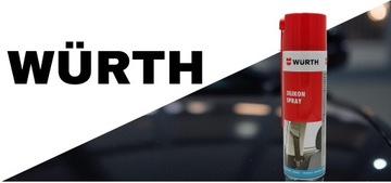WURTH Силикон для автомобильных уплотнителей Спрей для ухода за резиной 500мл