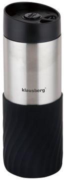 Kubek termiczny 400ml KLAUSBERG czarny KB-7633
