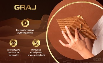 ESC WELT Pyramid Constructor 3D для взрослых - деревянные головоломки 3 в 1