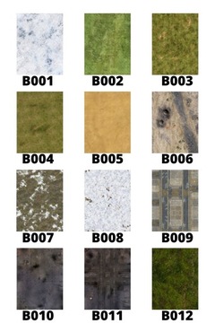 MATA DWUSTRONNA GUMOWA GUILDBALL 5 WZORÓW 91x91CM