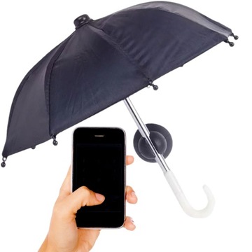 MINI PARASOL PARASOLKA PRZECIWSŁONECZNA DO TELEFONU SMARTFONA GRANATOWY 26