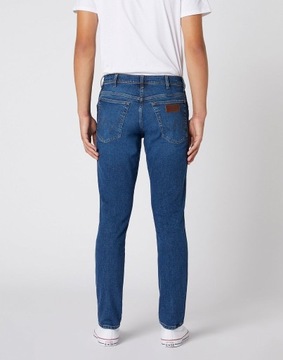 Męskie spodnie jeansowe dopasowane Wrangler TEXAS SLIM W44 L34