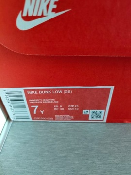 Buty nike dunk low championship red 40 CW1590-600