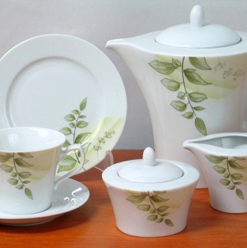 7211 SERWIS KAWOWY 12/39 VENUS CHODZIEŻ PORCELANA