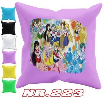 POSZEWKA NA PODUSZKĘ JAŚKA DO PRZEDSZKOLA SAILOR MOON + IMIĘ GRATIS
