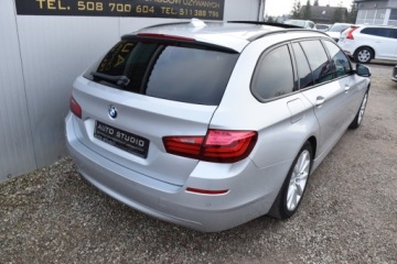 BMW Seria 5 F10-F11 Touring 520d 190KM 2014 BMW Seria 5 Head-Up Wirtual-Licznik NaviKameraSkoraPamiecPanoramaX Drive, zdjęcie 38