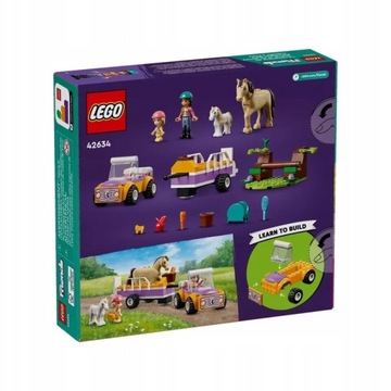 LEGO Friends 42634 Прицеп для лошадей и пони