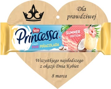 DZIEŃ KOBIET BATONIK PRINCESSA UPOMINEK SZKOŁA