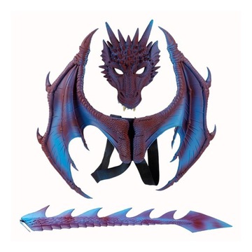 Kostium dla dzieci Dragon Wing Mask Dinosaur Tail