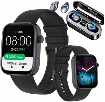ZEGAREK SMARTWATCH RUBICON RNCE97 ROZMOWY CZARNY