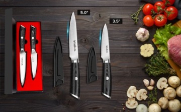 Набор ножей шеф-повара и ножей для очистки овощей в ПОДАРОК