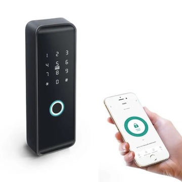 INTELIGENTNY ZAMEK SZYFRATOR KLAWIATURA NA ODCISK TUYA SMART WIFI