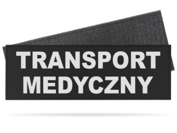 NASZYWKA + RZEP- TRANSPORT MEDYCZNY EMBLEMAT 30cm