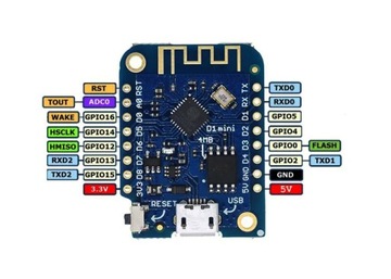 Прототип платы NodeMCU D1 mini v.3.0.0