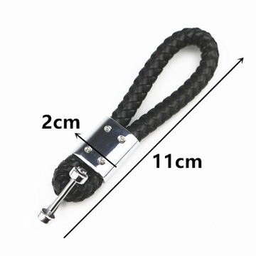 Ремешок/брелок VOLVO, кожа, оплетка