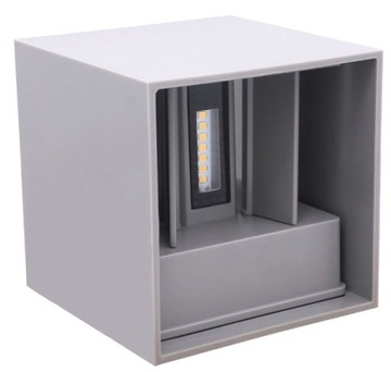 Lampa LED elewacyjna kinkiet regulowana zewnętrzna