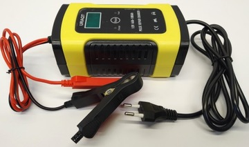 Мини-выпрямитель для зарядного устройства 12 В URAQT ZYX-J10 ЖЕЛТЫЙ ЖК-дисплей