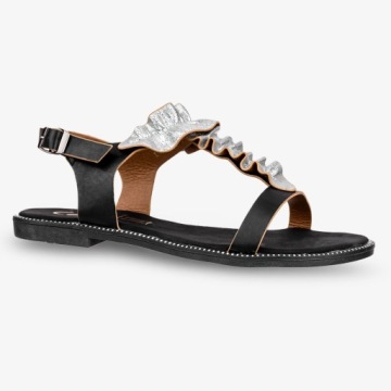 ПЛОСКИЕ САНДАЛИИ Легкие с заклепками FALBANKA NEW r 37