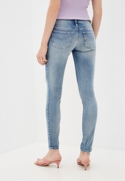 DIESEL NIEBIESKIE JEANSY DZIURY (W24)