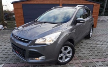 Ford Kuga II SUV 2.0 Duratorq TDCi 163KM 2014 Ford Kuga Bezwypadkowy Serwisowany 1-Wlasciciel Navi Pdc Alu 4X4 163KM Pie
