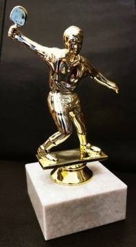 FIGURKA Statuetka Trofeum SPORT tenis grawer