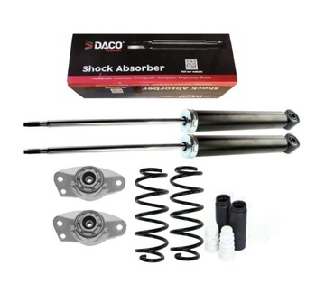 ЗАДНИЕ АМОРТИЗАТОРЫ DACO ПОЛНЫЙ КОМПЛЕКТ VW GOLF 5