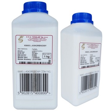 WITAMINA C 1kg 1000g KWAS L-ASKORBINOWY STANLAB CZDA